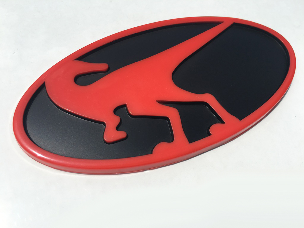 .Velociraptor Red Emblem